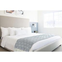 Zahra Blanket Throw - Navy / 130x150cm - thumbnail 3