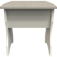 Pembury Dressing Table Stool - Cream Ash