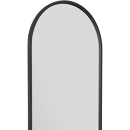 MirrorOutlet Arcus - Black Framed Arched Leaner Wall Mirror 140CM X 70CM - Black - thumbnail 4