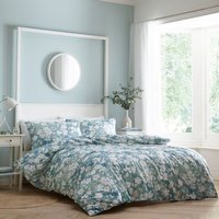 Floral Burst Easycare Polycotton Duvet Set - Duck Egg  / Single / 1 Pillowcase
