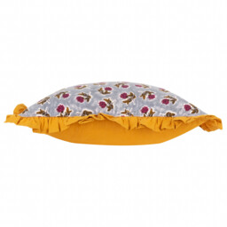 Kemble Printed Cushion - Delph Blue / Polyester - thumbnail 3