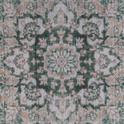 Green Vintage Washable Rug - Green / 240 x 60cm - thumbnail 5