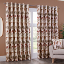 Maddox Geo Jacquard Curtain - Multicolour / 168cm / 137cm - thumbnail 3