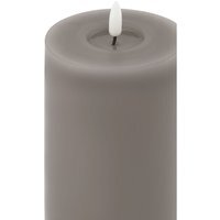 Melt Effect 3.5X9 Led Wax Candle - Grey
