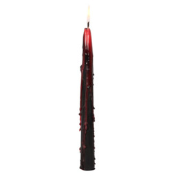 Set of 4 Vampire Tears Candles Wax, 4-Hour Burn, Pack of 4 - Black - thumbnail 2