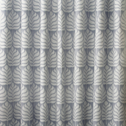 Set of 2 Horto Botanical Room Darkening Eyelet Curtains - Blue / 137cm / 229cm - thumbnail 2