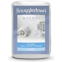 Scandinavian Hollowfibre Mattress Topper - White / 150cm / King
