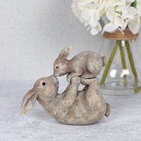 Some Bunny Loves You Ornament - Grey - image 1