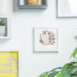 "6x6"" 3D Box Photo Frame - White" - thumbnail 5