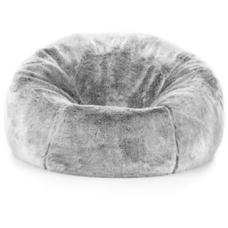 Classic Faux Fur Bean Bag - OEKO-TEX certified - Grey - thumbnail 2