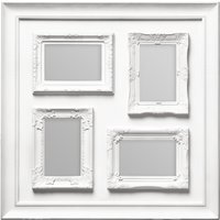 Maren 4 Photo White Plastic Multi Photo Frame - White