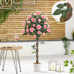 Artificial Rose Flower Tree - Pink / 120cm - thumbnail 5