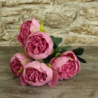 Artificial Arundel Peony Bunch 38cm - Lilac