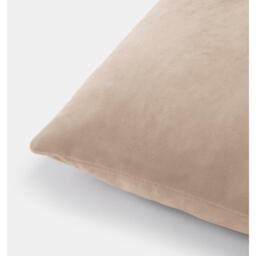 Pack Of Matte Velvet Cushion Covers - Natural / 45cm / 2 - thumbnail 3