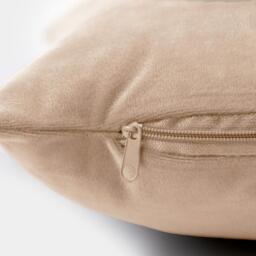 Pack Of Matte Velvet Cushion Covers - Natural / 45cm / 2 - thumbnail 5