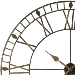 Skeleton Large Wall Clock - Black & Gold - thumbnail 4