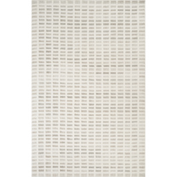 Mabel Modern Contemporary Living Room Area Rug - Grid Geometric Design - Stone / 290cm - thumbnail 2