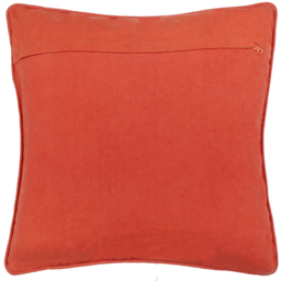 Mushroom Dell Embroidered Cotton Cushion - Autumn Gold / 80 Feather 20 Polyester - thumbnail 2