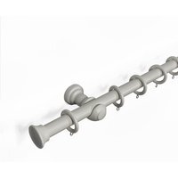 28 mm Wooden Curtain Poles Fixed Length - Orange / 240cm - thumbnail 1