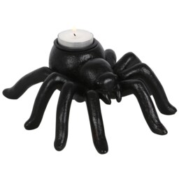 Spider Tealight Candle Holder - Black - thumbnail 4