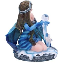 Azura Blue Crystal Fairy Figurine Small - 8.3cm - thumbnail 5