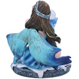 Azura Blue Crystal Fairy Figurine Small - 8.3cm - thumbnail 4
