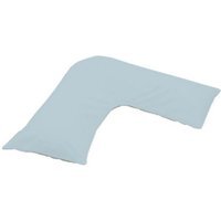 Easycare Percale V-Shaped Orthopaedic Pillowcase - Duck Egg