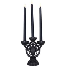 Baphomet's Radiance Candelabra with LED Candles - 46cm - thumbnail 5