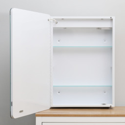 LED Bathroom Mirror Cabinet with Smart Control - Silver - thumbnail 3