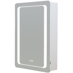 LED Bathroom Mirror Cabinet with Smart Control - Silver - thumbnail 2