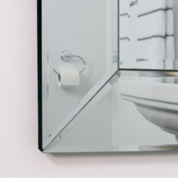 3 x Horsley All Glass Modern Dress Mirror - Silver - thumbnail 4