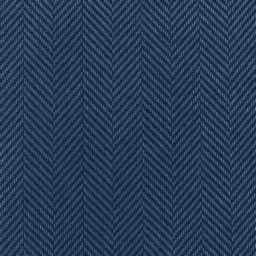 Chester Herringbone Jacquard Blackout Eyelet Curtains - Navy / 168cm - thumbnail 5