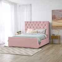 Lea Bed Frame - Pink / Small Double