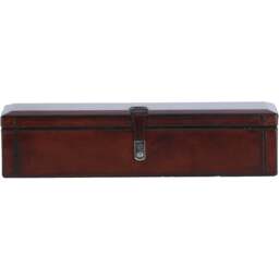 Luxury Leather Watch and Bracelet Storage Box - Chestnut - thumbnail 2