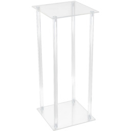 HomeScape Plant Stand for Centerpieces Clear Acrylic Flower Stand - Clear - thumbnail 5