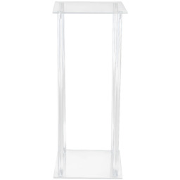 HomeScape Plant Stand for Centerpieces Clear Acrylic Flower Stand - Clear - thumbnail 3