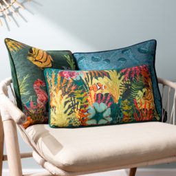 Abyss Under the Sea Chenille Cushion - Bottle / Polyester - thumbnail 2