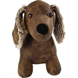 Dachshund Draught Excluder Weighted Cushion - Brown - thumbnail 2