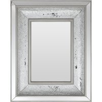 Brussels Baroque Rectangle Gold Wall Mirror - Silver