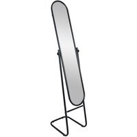 Round Full-Length Mirror - 153cm x 30cm - Black - image 1