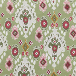 Dawson Ikat Reversible Duvet Cover Set - Cedar Green / Single - thumbnail 2