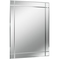 Cassini Wall Mounted Extending Square Mirror - Silver