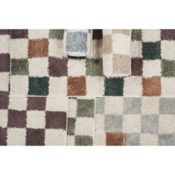 Chester Modern Living Room Shaggy Area Rug - Grey / 170cm - thumbnail 2