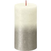 Bolsius Faded Soft Pearl Rustic Metallic Candle - Neutral