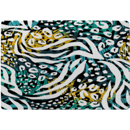 Tropical Leaves  Animal Print Rug - Green / 150cm - thumbnail 2