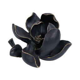 Black Magnolia Ornament - Black - thumbnail 2