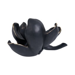 Black Magnolia Ornament - Black - thumbnail 3