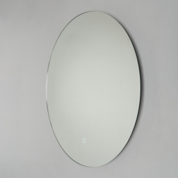 Hay Bathroom Round LED Mirror with Touch Demist - Silver - thumbnail 3