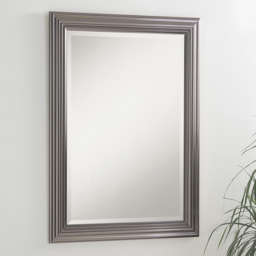 Dark Chrome Wall Mirror - Chrome / 76cm / 61cm - thumbnail 3