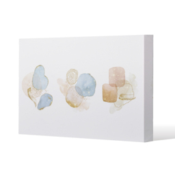 beige watercolor illustration  elements Canvas Print - White / 31cm / 46cm - thumbnail 2